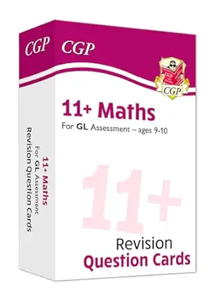 new 11+ gl revision question cards maths ages 9 10 unbeatable eleven plus flashcards from the revision