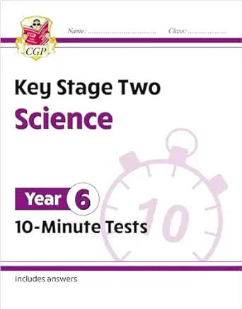 new ks2 year 6 science 10 minute tests 1st edition cgp books 1789089069, 978-1789089066