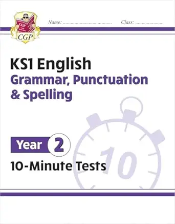 new ks1 english 10 minute tests grammar punctuation and spelling year 2 perfect for catching up at home 1st