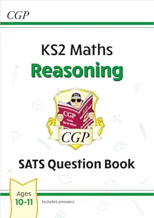 new ks2 maths sats question book reasoning ages 10 11 1st edition cgp books 1789086132, 978-1789086133
