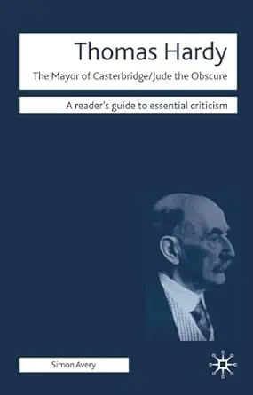 thomas hardy the mayor of casterbridge / jude the obscure 1st edition simon avery 0230005403, 978-0230005402