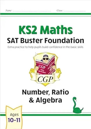 ks2 maths sat buster foun number 1st edition cgp books 1789084318, 978-1789084313