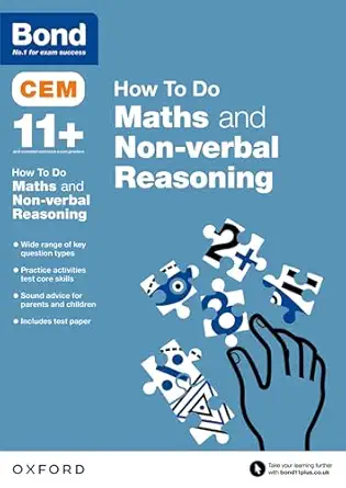bond 11+ cem how to do maths and non verbal reasoning 1st edition alison primrose 0192742892, 978-0192742896