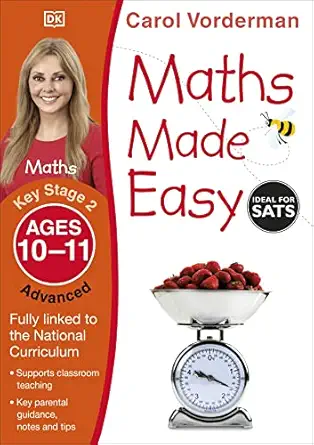 maths made easy key stage 2 advanc 10 11 1st edition carol vorderman 1409344746, 978-1409344742
