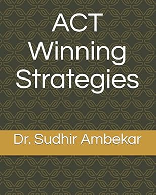 act winning strategies 1st edition dr sudhir ambekar 1973397234, 978-1973397236