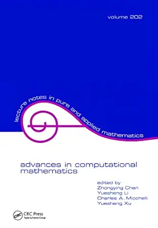 advances in computational mathematics 1st edition zhongying chen 1138404047, 978-1138404045