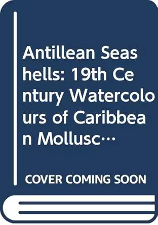 antillean seashells 19th century watercolours of caribbean molluscs painted by henrik van rijgersma 1st