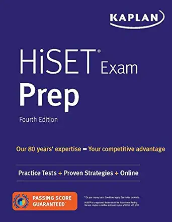 hiset exam prep practice tests + proven strategies + online 1st edition kaplan test prep ,caren van slyke