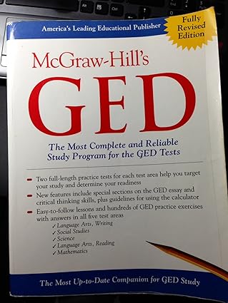 mcgraw hills ged the most complete and reliable study program for the ged tests 1st edition mcgraw hill