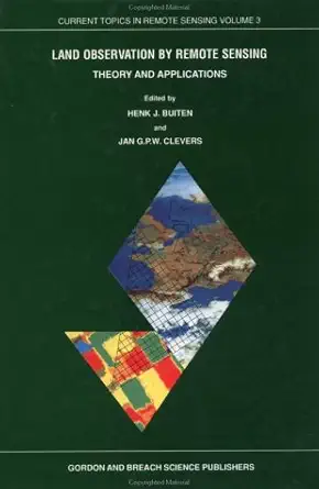 land observation by remote sensing 1st edition buiten 2881249396, 978-2881249396