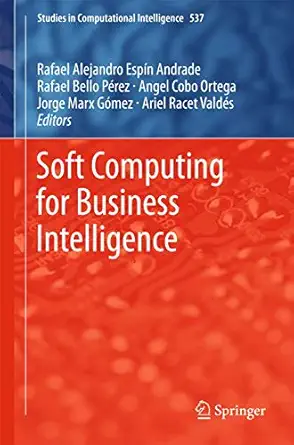 soft computing for business intelligence 1st edition rafael espin ,rafael bello pa c rez ,angel cobo ,jorge