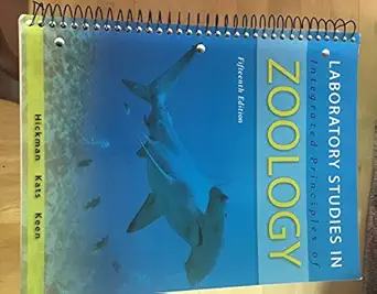 laboratory studies in integrated principles of zoology 1st edition cleveland hickman, jr ,lee kats ,susan