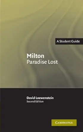 milton paradise lost 1st edition david loewenstein 052153979x, 978-0521539791