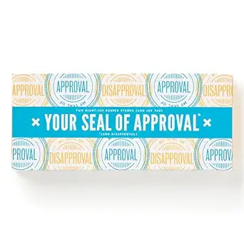 your seal of approval stamp set 1st edition brass brass monkey ,galison 0735377642, 978-0735377646