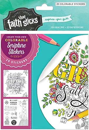 2 corinthians 12 9 colorable stickers 1st edition tyndale 1496422112, 978-1496422118