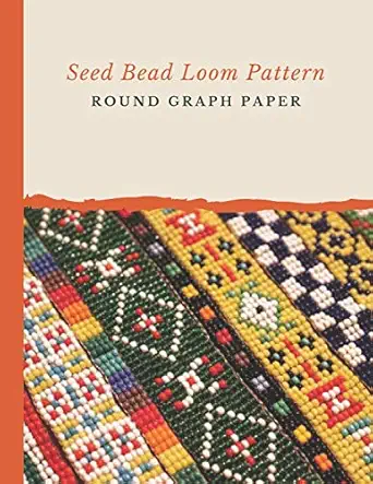 seed bead loom pattern round graph paper bonus materials list sheets included for each grid graph pattern