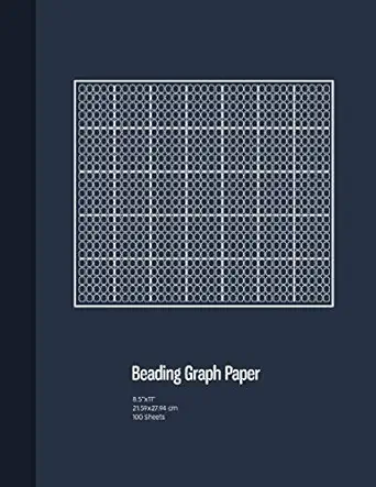 beading graph paper peyote stitch graph paper seed beading grid paper beading on a loom 100 sheets 1st