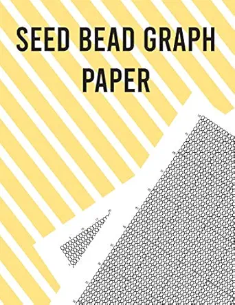 seed bead graph paper beading graph paper for designing your own unique bead patterns 1st edition charles