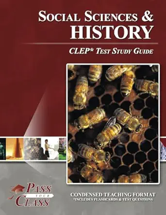 social sciences and history clep test study guide 1st edition passyourclass 1614338027, 978-1614338024