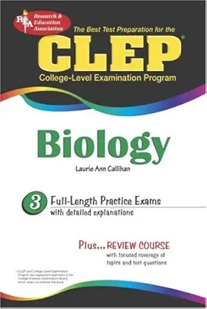 clep biology the best test prep for the clep exam 1st edition laurie ann callihan 087891269x, 978-0878912698
