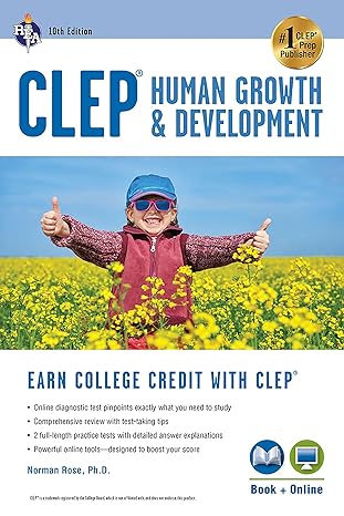 clepa human growth and development 10th ed book + online 1st edition dr norman rose 0738612529, 978-0738612522