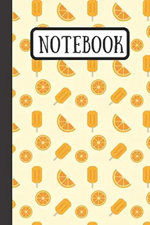 notebook oranges and ice creams journal perfect for summer 1st edition wild journals 1082590096,