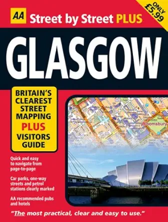 glasgow 1st edition aa publishing 0749557257, 978-0749557256