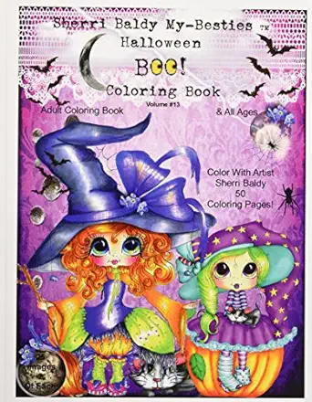 sherri baldy my besties tm halloween coloring book boo 1st edition sherri ann baldy 0692737138, 978-0692737132