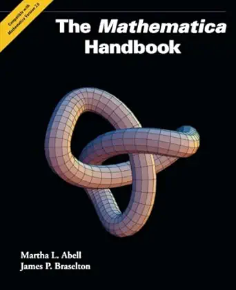 the mathematica handbook 1st edition martha l abell ,james p braselton 0120415364, 978-0120415366