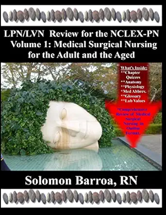 lpn/lvn review for the nclex pn 1st edition solomon barroa rn 1500167630, 978-1500167639