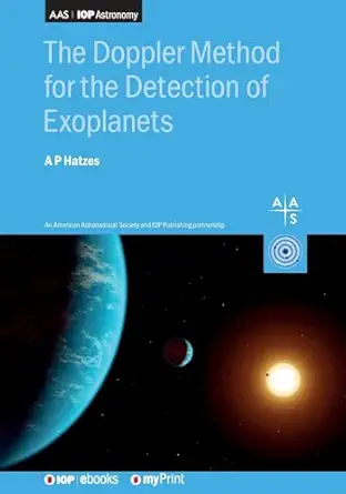 the doppler method for the detection of exoplanets 1st edition artie hatzes 0750317744, 978-0750317740