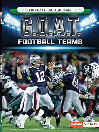g o a t football teams 1st edition joe levit 1728420695, 978-1728420691