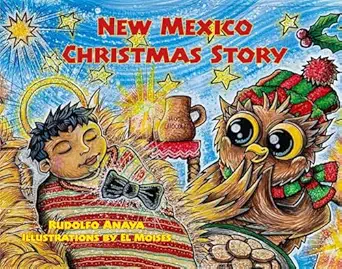 new mexico christmas story owl in a straw hat 3 1st edition rudolfo anaya 0890136602, 978-0890136607