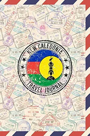 new caledonia travel journal 6x9 travel planner i road trip planner i dot grid journal i travel notebook i