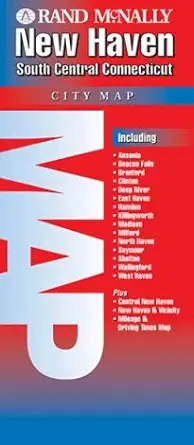 folded map new haven // south central connecticut 1st edition follow 0528999907, 978-0528999901