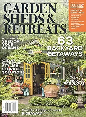 garden sheds and retreats 1st edition the editors of better homes and gardens 1547849177, 978-1547849178