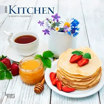 kitchen 2026 7 x 14 inch monthly mini wall calendar browntrout cooking home 1st edition browntrout