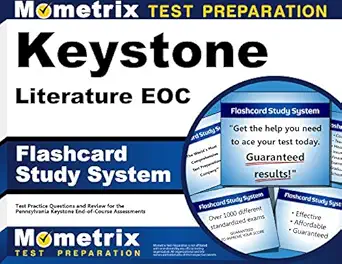 keystone literature eoc flashcard study system keystone eoc test practice questions and exam review for the