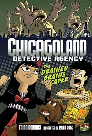 the drained brains caper book 1 1st edition trina robbins ,tyler page 0761356355, 978-0761356356