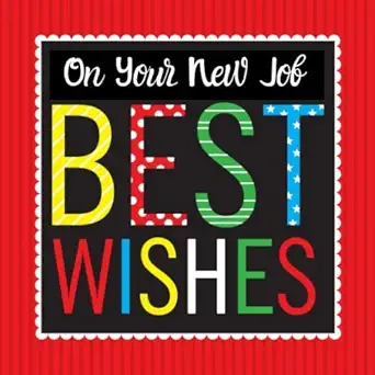 on your new job best wishes guest book keepsake message memory book for colleagues family and friends