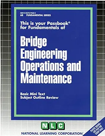 bridge engineering operations and maintenance 1st edition national learning corporation 0837374685,