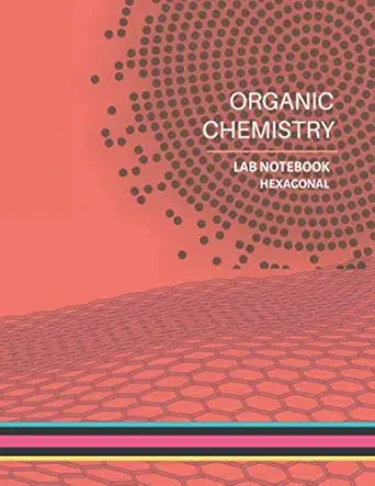 organic chemistry lab notebook hexagonal graph paper notebooks small hexagons 1/4 inch 8 5 x 11 inches 100