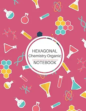 chemistry organic notebook hexagonal graph paper notebooks small hexagons 1/4 inch 8 5 x 11 inches 100 pages