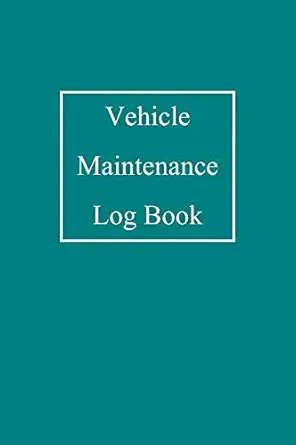 vehicle maintenance log book vehicle maintenance and repair record book 1st edition anatol alesi 1090423179,