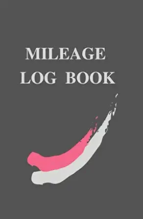 automobile mileage log book simple design cover mileage log book for cars business taxes auto mileage log