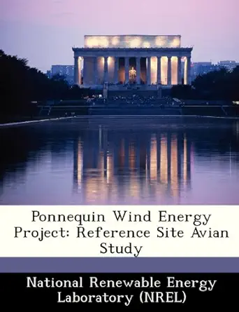 ponnequin wind energy project reference site avian study 1st edition national renewable energy laboratory