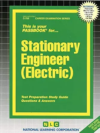 stationary engineer 1st edition national learning corporation 0837307597, 978-0837307596