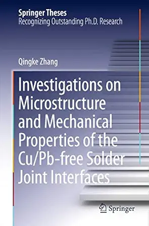 investigations on microstructure and mechanical properties of the cu/pb free solder joint interfaces 1st