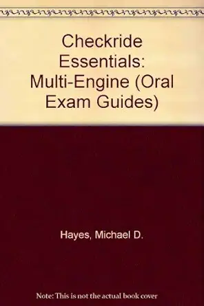 checkride essentials multi engine 1st edition michael d hayes 1560273259, 978-1560273257