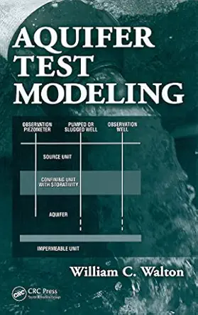 aquifer test modeling 1st edition william clarence walton 1843391406, 978-1843391401